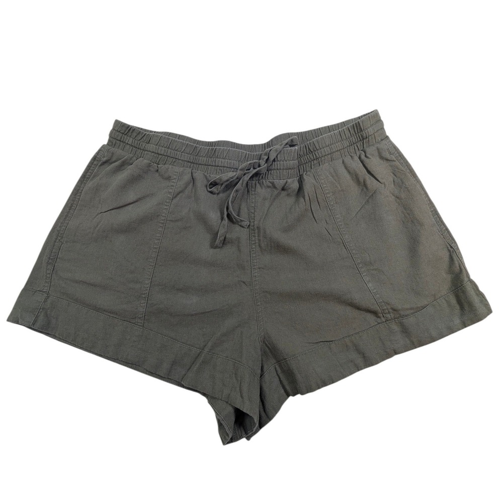 Casual Olive Drawstring Shorts – Universal Thread‎ Women's L Elastic Waist